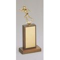Spectrum Series Trophy w/Top Figure on Tall Rectangular Base (11 1/2")